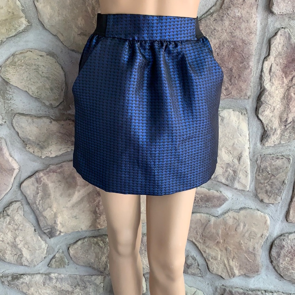 CHARLOTTE RUSSE | Blue Pocketed Mini Skirt